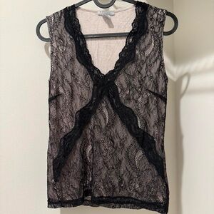 Vintage H&M lace shirt for going out size medium